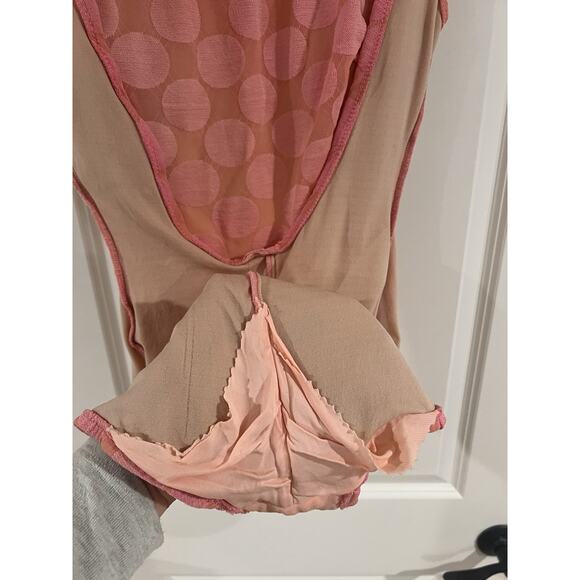 Vintage Cole One Piece swimsuit size L 50's/60's retro pink - Picture 8 of 8